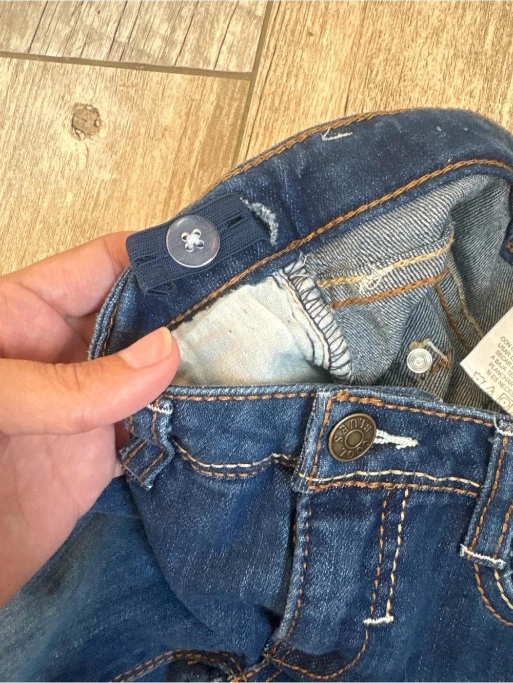 Girls' Dark Blue Skinny Jeans